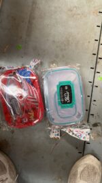 Beautiful Car Design Printed Plastic Lunch Box With Inside Small Box & Spoon for Kids, Air Tight Lunch Tiffin Box for...