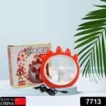 Mini Desktop Fan – USB Rechargeable Cooling Fan for Home, Office & Car - With Dupatta by Nari Haat, Indian ethnic w...