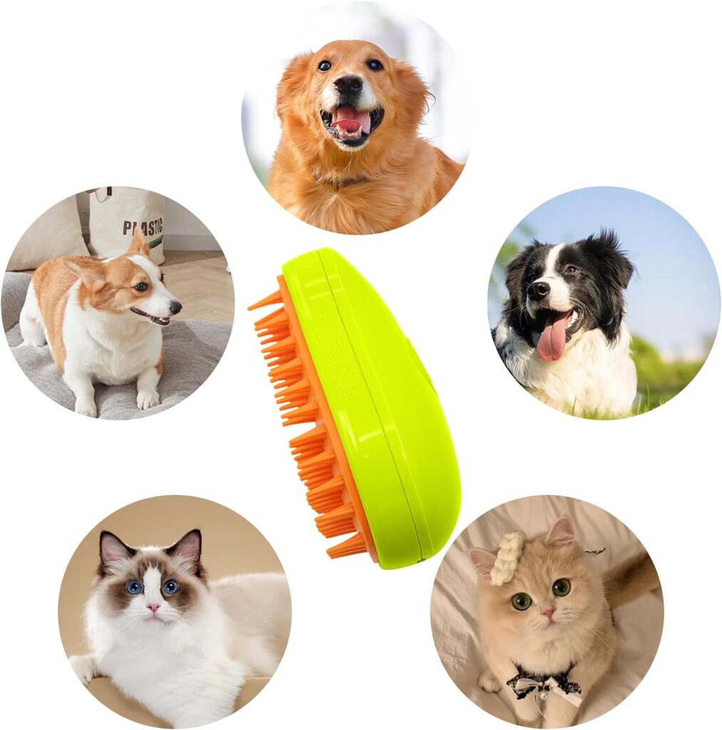 3-in-1 Cat Steamy Grooming Brush