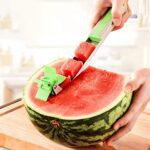 Stainless steel windmill watermelon slicer and peeler