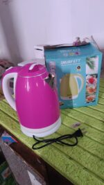 Stainless Steel Electric Kettle 1500 Watt (2 Ltr.) - Fabric Detail by Nari Haat, Indian ethnic wear, women clothing, ...