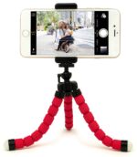 Portable Mini Octopus Tripod with Phone Holder for Selfies - Closeup Embroidery by Nari Haat, Indian ethnic wear, wom...