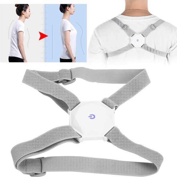 Smart Back Posture Corrector with Vibration Reminder – Shoulder Support (Unisex) - Front View by Nari Haat, Indian ...