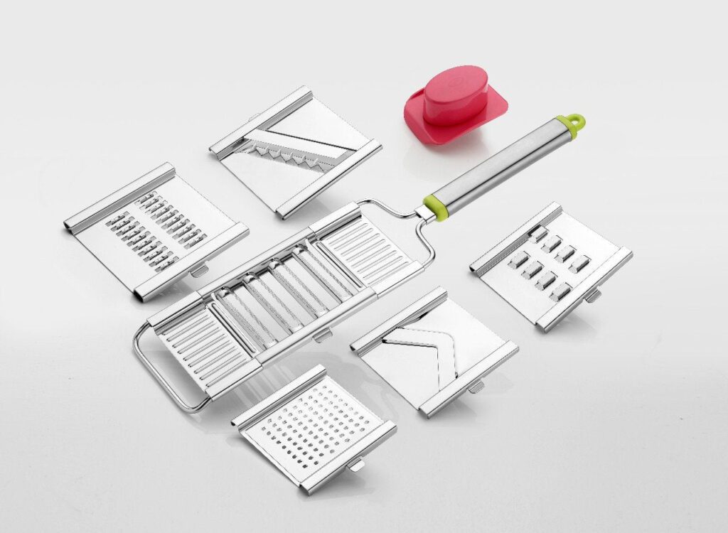6-in-1 Stainless Steel Vegetable Chopper Slicer