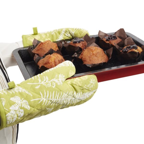Heat proof cotton baking oven glove