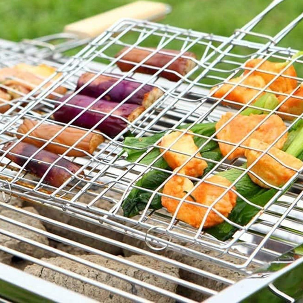 71LvFAzXQ8L._AC_SL1000.jpg Stainless Steel Deep Fry / Mesh Strainer - Front View by Nari Haat, Indian ethnic wear, women clothing, designer suit