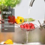 Round Stainless Steel Deep Fry  / Mesh Strainer - Full Detail by Nari Haat, Indian ethnic wear, women clothing, desig...