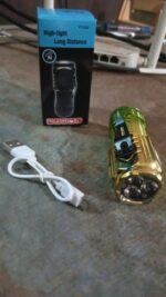 USB Chargeable Mini 3 LED Flashlight / Torch Light (1 Pc) - Full Detail by Nari Haat, Indian ethnic wear, women cloth...