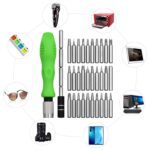 32 in 1 Mini Screwdriver Bits Set with Magnetic Flexible Extension Rod - Closeup Embroidery by Nari Haat, Indian ethn...