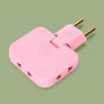 Wireless 3 in 1 Foldable Wall Plug Adapter / Socket / Converter (1 Pc) - Front View by Nari Haat, Indian ethnic wear,...