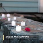 Festival Decorative - LED Tealight Candles, Diwali (White, 24 Pcs) - Fabric Detail by Nari Haat, Indian ethnic wear, ...