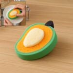 Multipurpose Mango Dish Sponge: Cleans Kitchen & Bath (Soft & Durable, 1 Pc) - Front View by Nari Haat, Indian ethnic...