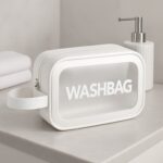 Small Zippered Cosmetic Pouch, Toiletry Bag for Cosmetics (1 Pc) - Front View by Nari Haat, Indian ethnic wear, women...