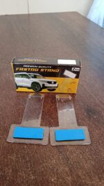 Windscreen cardholder, Fastag Stand, Transparent Ticket Holder Car (2 Pc Set) - Full Detail by Nari Haat, Indian ethn...