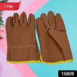 Gloves Gardening Gloves for Men Women Leather Gloves Heavy Duty Gloves (1 Pair) - With Dupatta by Nari Haat, Indian e...
