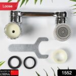 Splash Faucet Filter 180° Rotating Sprayer – Water-Saving Sink Aerator Extender - With Dupatta by Nari Haat, India...