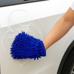Car and Bike Cleaning Combo Kit with Microfiber Sponge, Gloves & Towels (5 Pcs) - Front View by Nari Haat, Indian eth...