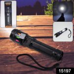 Led Torch High Lumens Fast Charging Flashlight / Torch with Far & Near Zoom (1 Pc) - With Dupatta by Nari Haat, India...