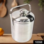 Stainless Steel Ice Buckets with Lid (1.3 Liters Approx) - With Dupatta by Nari Haat, Indian ethnic wear, women cloth...