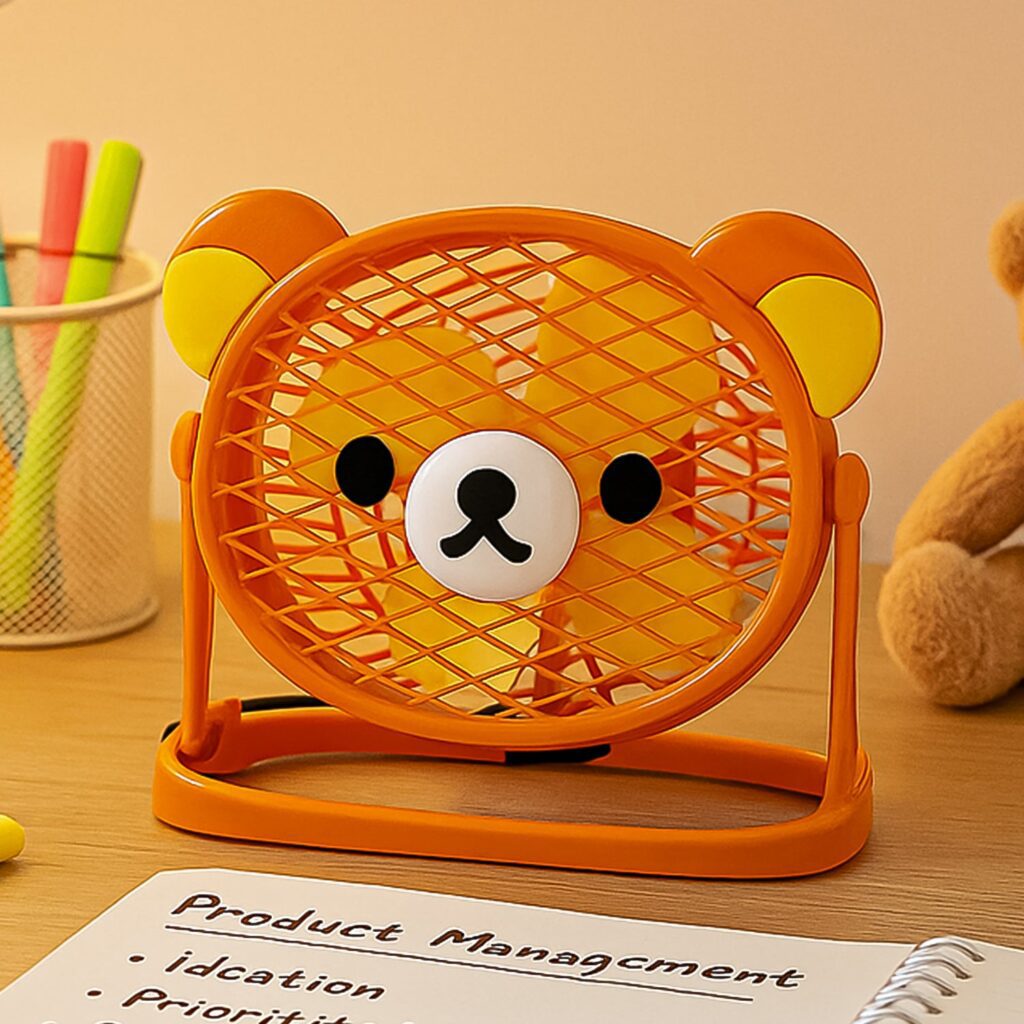 Teddy Bear USB Portable Desk Fan