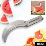 3-in-1 Watermelon Knife Set – Cantaloupe Slicer, Corer & Fruit Cutter - With Dupatta by Nari Haat, Indian ethnic we...