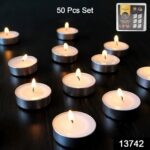 Tealight Candles Set, Smokeless Candles, Diwali (50 Pcs set) - With Dupatta by Nari Haat, Indian ethnic wear, women c...