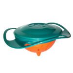 Portable Non Spill Feeding Toddler Gyro Bowl 360 Degree Rotating Dish - Full Detail by Nari Haat, Indian ethnic wear,...