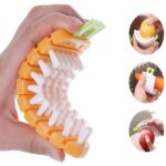 Carrot-Shaped Non-Toxic Vegetable Scrubbing Brush for Fruits & Veggies - Full Detail by Nari Haat, Indian ethnic wear...