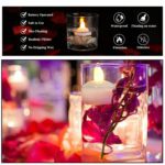 Set of 12 Flameless Floating Candles Battery Operated Tea Lights Tealight Candle - Full Detail by Nari Haat, Indian e...