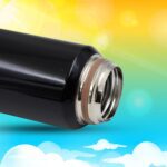 Double Walled Insulated Hot and Cold Water / Tea / Coffee Thermal Bottles (600 ML) - Neckline Detail by Nari Haat, In...