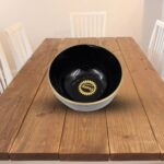 Hide & Seek Ceramic Tea / cups With Round Serving Bowl (4 Pcs set) - Neckline Detail by Nari Haat, Indian ethnic wear...