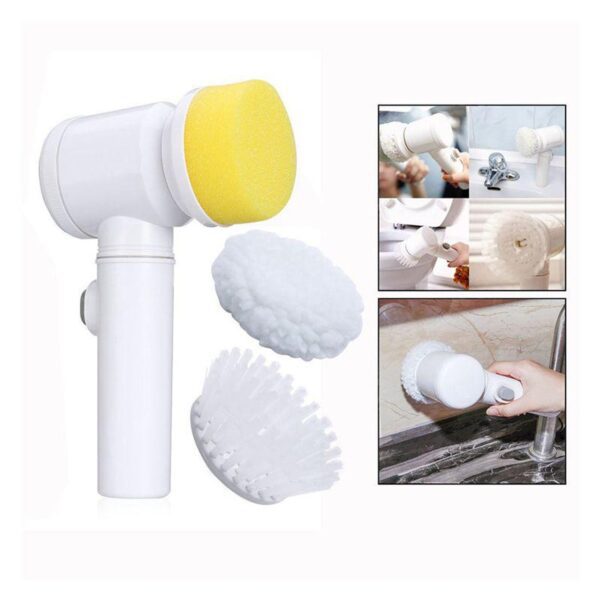 5in1 Home Kitchen Electric Cleaning Brush, Electric Spin Scrubber - Front View by Nari Haat, Indian ethnic wear, wome...