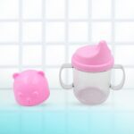 Baby Milk Sippy Mug – Leakproof Lightweight Nursing Cup for Kids (250 Ml / 1 Pc) - Sleeve Design by Nari Haat, Indi...