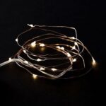 20 LED Wine Bottle Cork Lights Copper Wire Battery-Powered Fairy String Lights - Full Detail by Nari Haat, Indian eth...