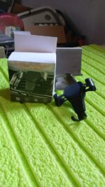 Car Mobile Phone Holder Multifunctional Dashboard & Air Outlet Mount Stand - Fabric Detail by Nari Haat, Indian ethni...