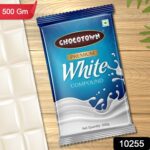 Chocotown Premium White Choco Compound Slab, 500gm - With Dupatta by Nari Haat, Indian ethnic wear, women clothing, d...