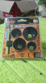 32 / 38 / 44 / 54 mm Hole Saw Cutter with Mandrel 32-54 mm (5 Pcs Set) - Fabric Detail by Nari Haat, Indian ethnic we...