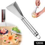 Stainless Steel Fruit Carving Knife - V Shape Channel Knife Tool (1 Pc) - With Dupatta by Nari Haat, Indian ethnic we...