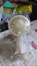 Mini Handheld Fan Portable Rechargeable Easy to Carry for Home Office  1 Pc - Neckline Detail by Nari Haat, Indian et...