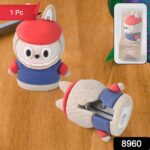 Cartoon Pencil Sharpener with Built-In Eraser – Fun Practical Stationery - With Dupatta by Nari Haat, Indian ethnic...