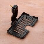 Multi-Purpose Wall Holder – Charging Stand for Mobile, Fits in Socket (1 Pc) - Closeup Embroidery by Nari Haat, Ind...