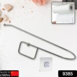 Stainless Steel Drill Free Self-Adhesive Paper Roll Holder Tissue Paper Stand Towel Bar Hanger Kitchen Towel Holder f...