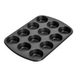 Nonstick Aluminium Muffin Tray Cupcake Pan Tray (12 Cup Cavities) - Back View by Nari Haat, Indian ethnic wear, women...