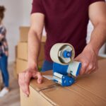 HIGH ADHESIVE TRANSPARENT TAPE FOR HOME PACKAGING. (65 meter) - Neckline Detail by Nari Haat, Indian ethnic wear, wom...