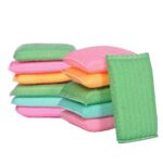 Scratch Proof Kitchen Utensil Scrubber Pad (Pack of 12) - Back View by Nari Haat, Indian ethnic wear, women clothing,...