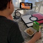 360 Degree Flexible Portable Foldable Metal-Lazy Stand Bracket - Front View by Nari Haat, Indian ethnic wear, women c...