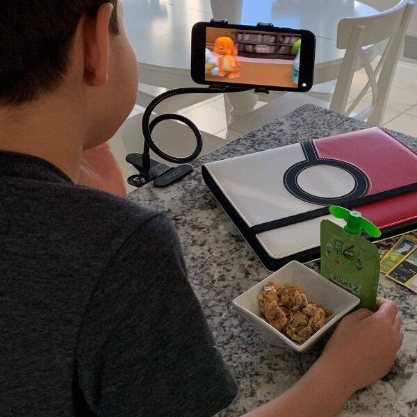 360 Degree Flexible Portable Foldable Metal-Lazy Stand Bracket - Front View by Nari Haat, Indian ethnic wear, women c...