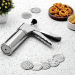 Stainless Steel Kitchen Press with 15 Blades