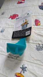 Multifunctional Colander Spoon: Soup Strainer, Long Handle, Kitchen Tool - Fabric Detail by Nari Haat, Indian ethnic ...