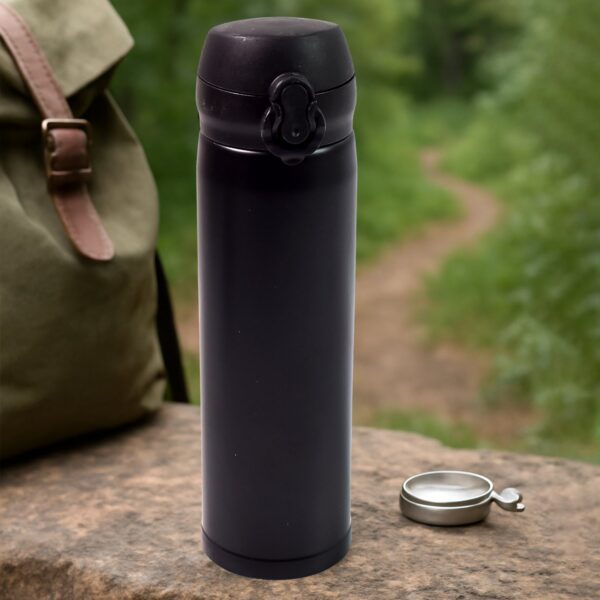 Water Bottle for Kids – Insulated Stainless Steel Bottle (500 ML / Mix Color) - Front View by Nari Haat, Indian eth...